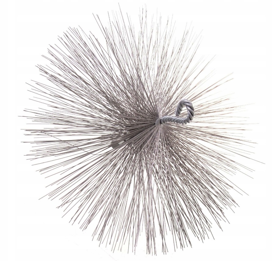 IWYCI000 Kézi rozsdamentes acél kémény tisztító kefe 120,150,180,200,250mm M12 külső menettel.